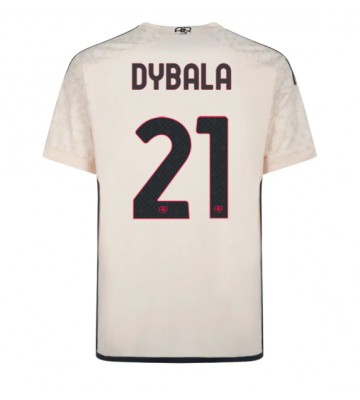 AS Roma Paulo Dybala #21 Replica Away Stadium Shirt 2023-24 Short Sleeve